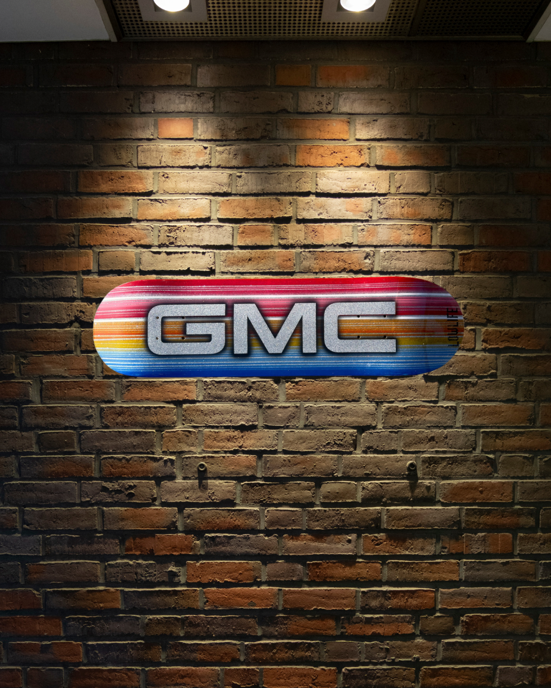 Custom Painted GMC Board