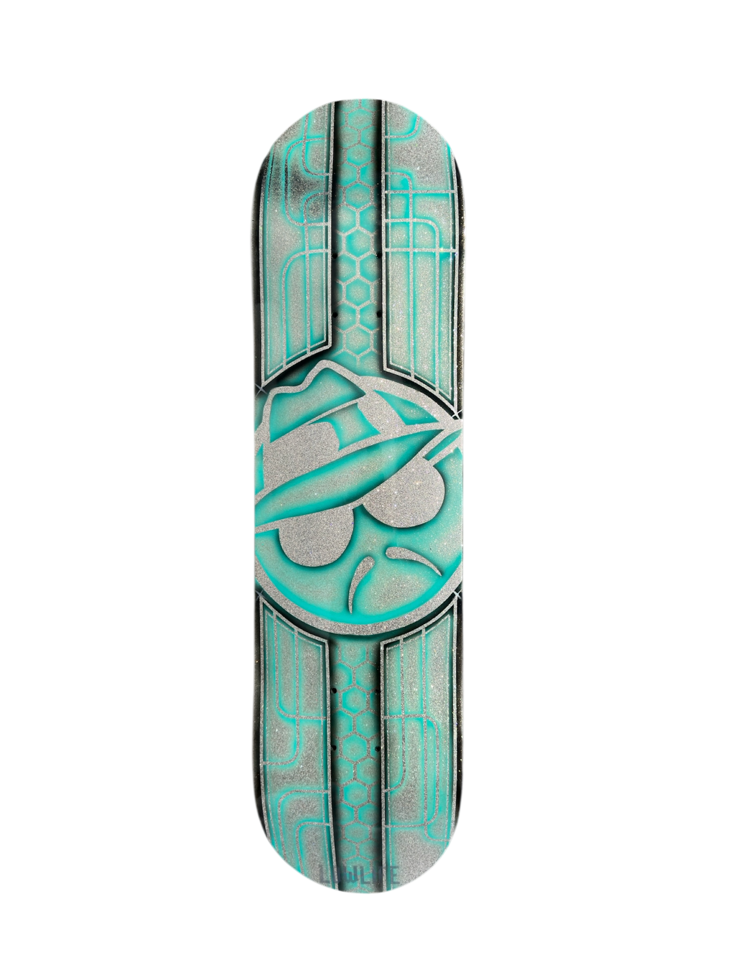 Teal Lowrider Kustom Board