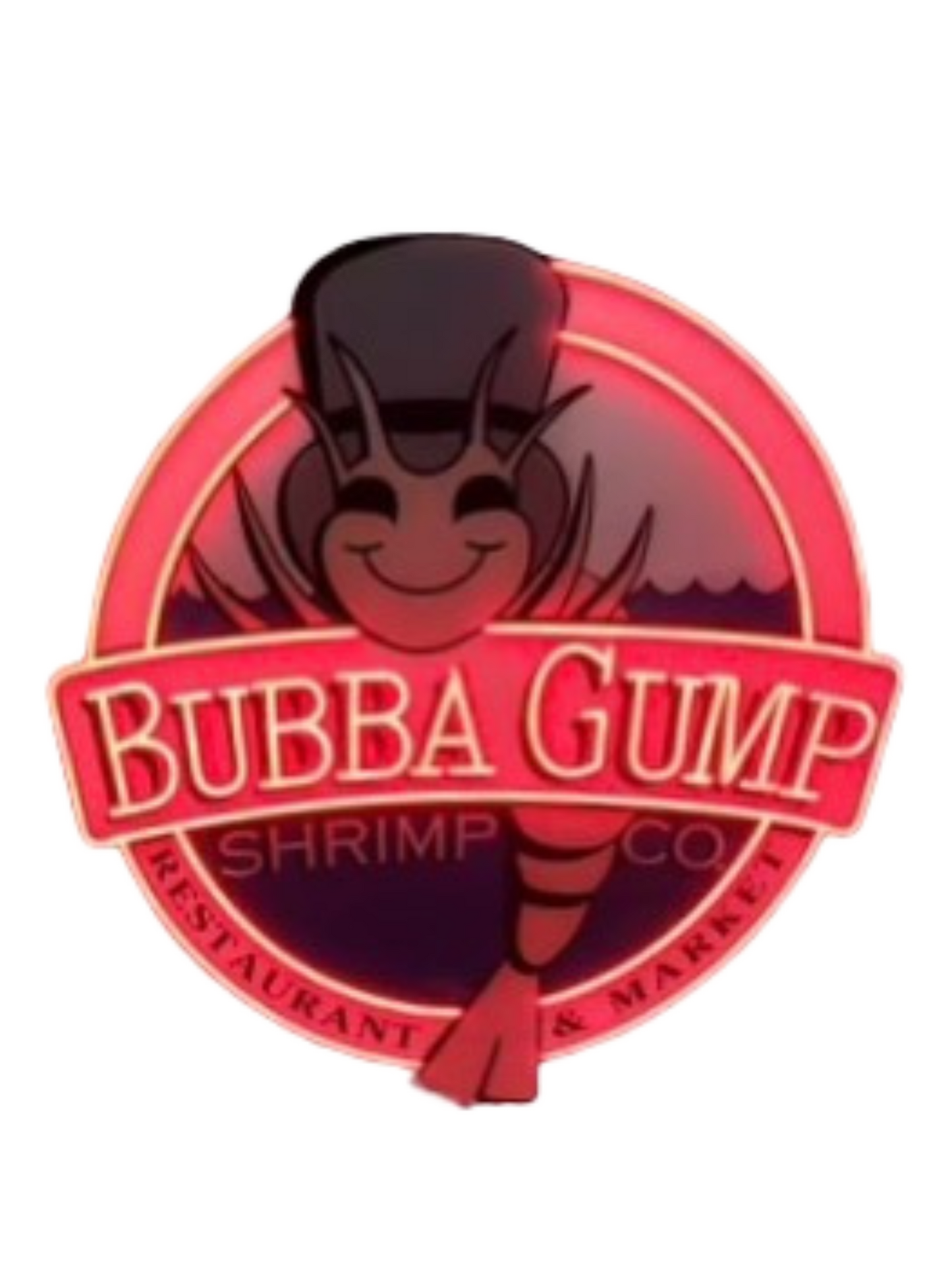 Bubba Gump Neon Sign