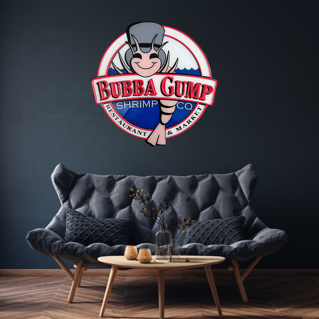 Bubba Gump Neon Sign