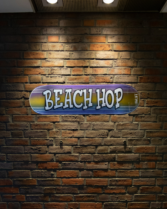 Custom Painted Beach Hop Board