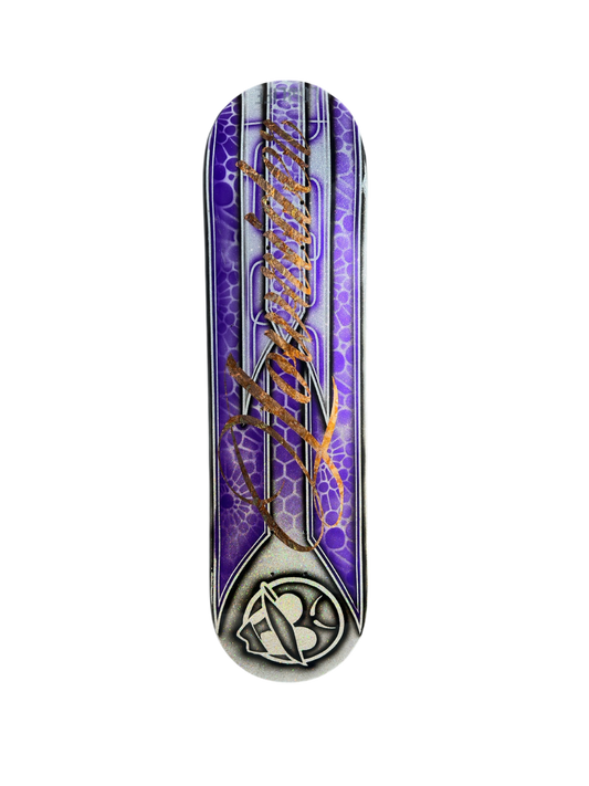Purple & Gold Lowrider Board