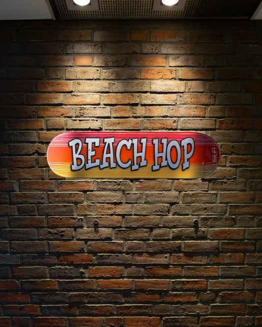 Custom Painted Beach Hop Board