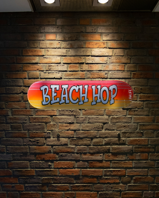 Custom Painted Beach Hop Board
