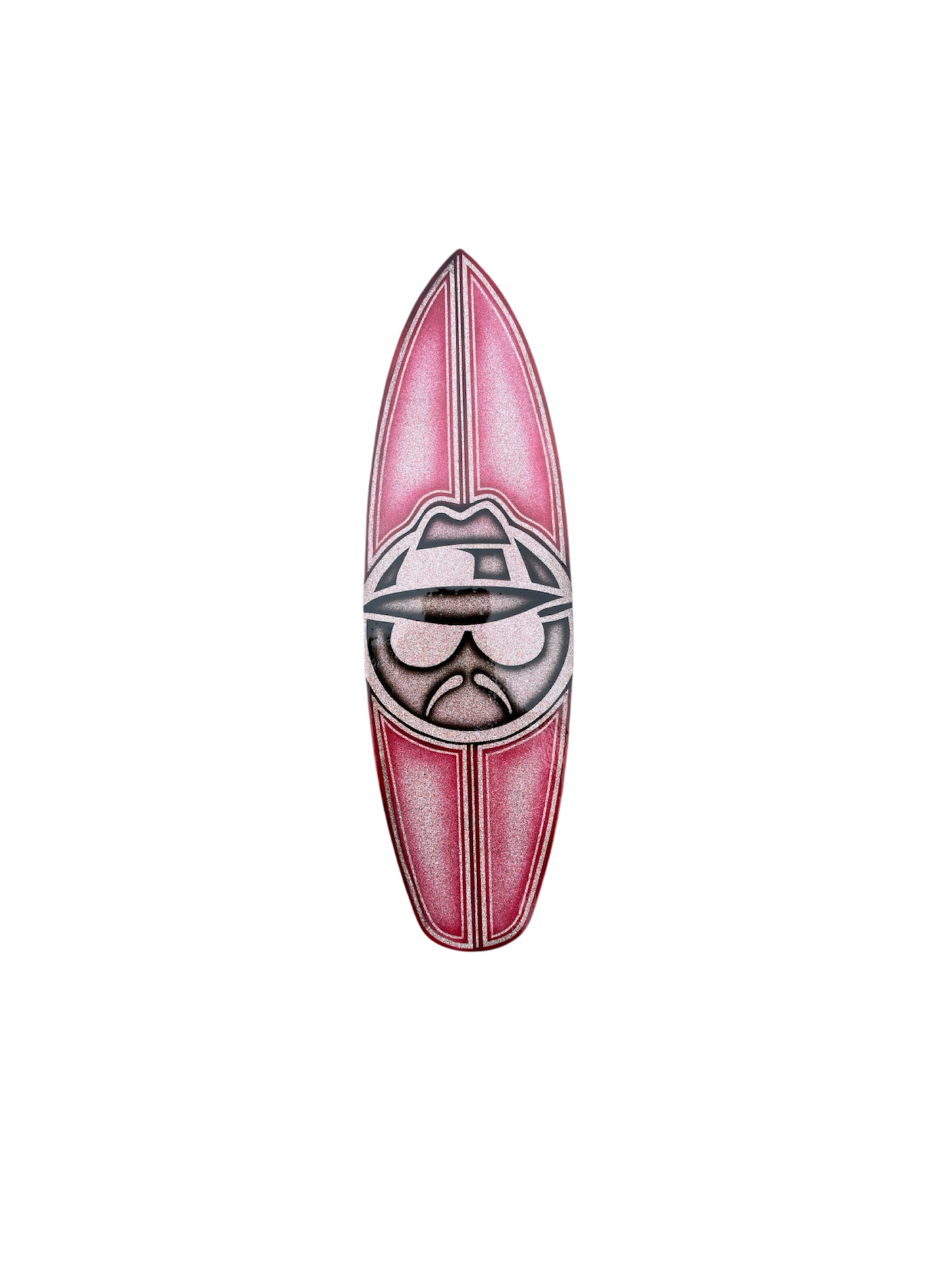 Kustom Painted Lowrider Mini Surfboard