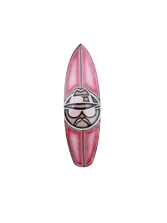 Kustom Painted Lowrider Mini Surfboard