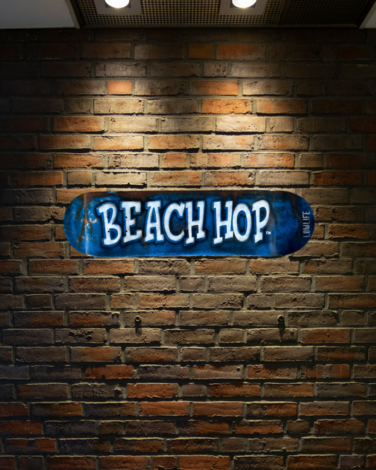 Blue Patina Beach Hop Board