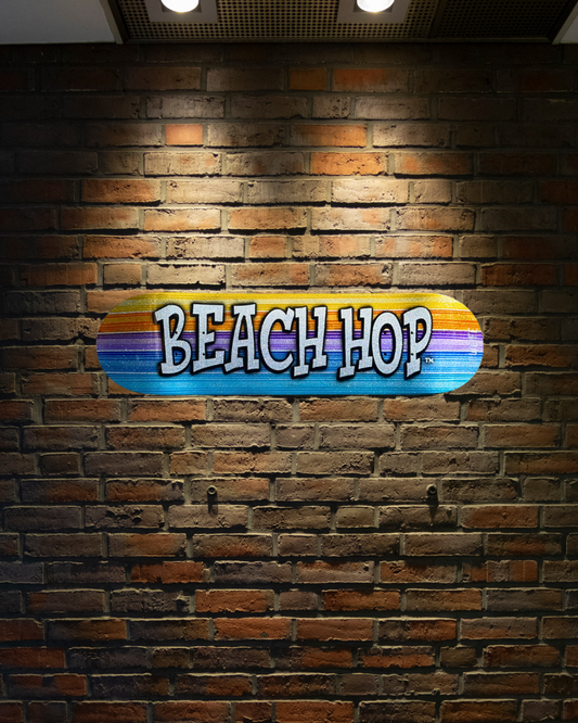 Kustom Painted Beach Hop Board