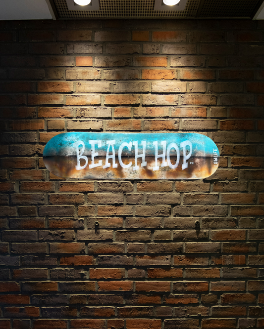 Teal Patina Beach Hop Board