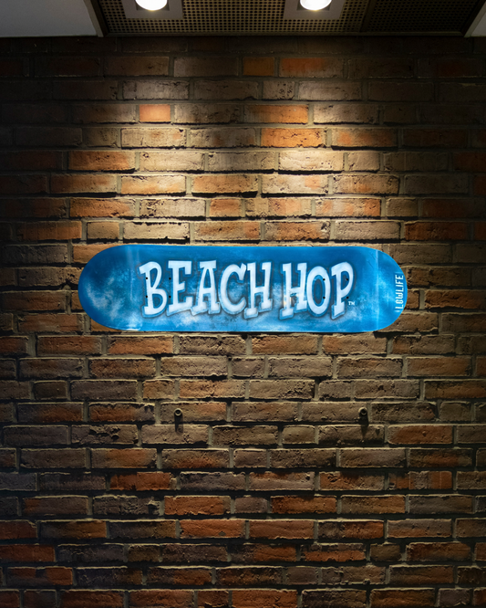 Blue & White Beach Hop Board