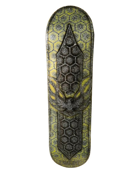 Kustom Painted Honeycomb Bird Deck