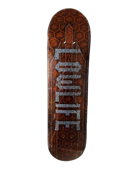 Kustom Painted Lowlife Deck Orange