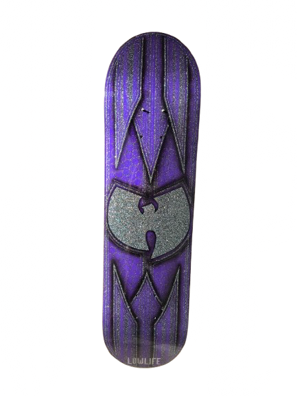 Kustom Painted Purple Wu Tang Deck