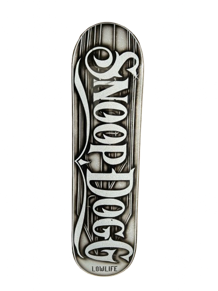 Kustom Painted Snoop Dogg Deck Black and Silver
