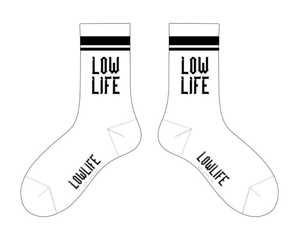 OG Lowlife Socks White