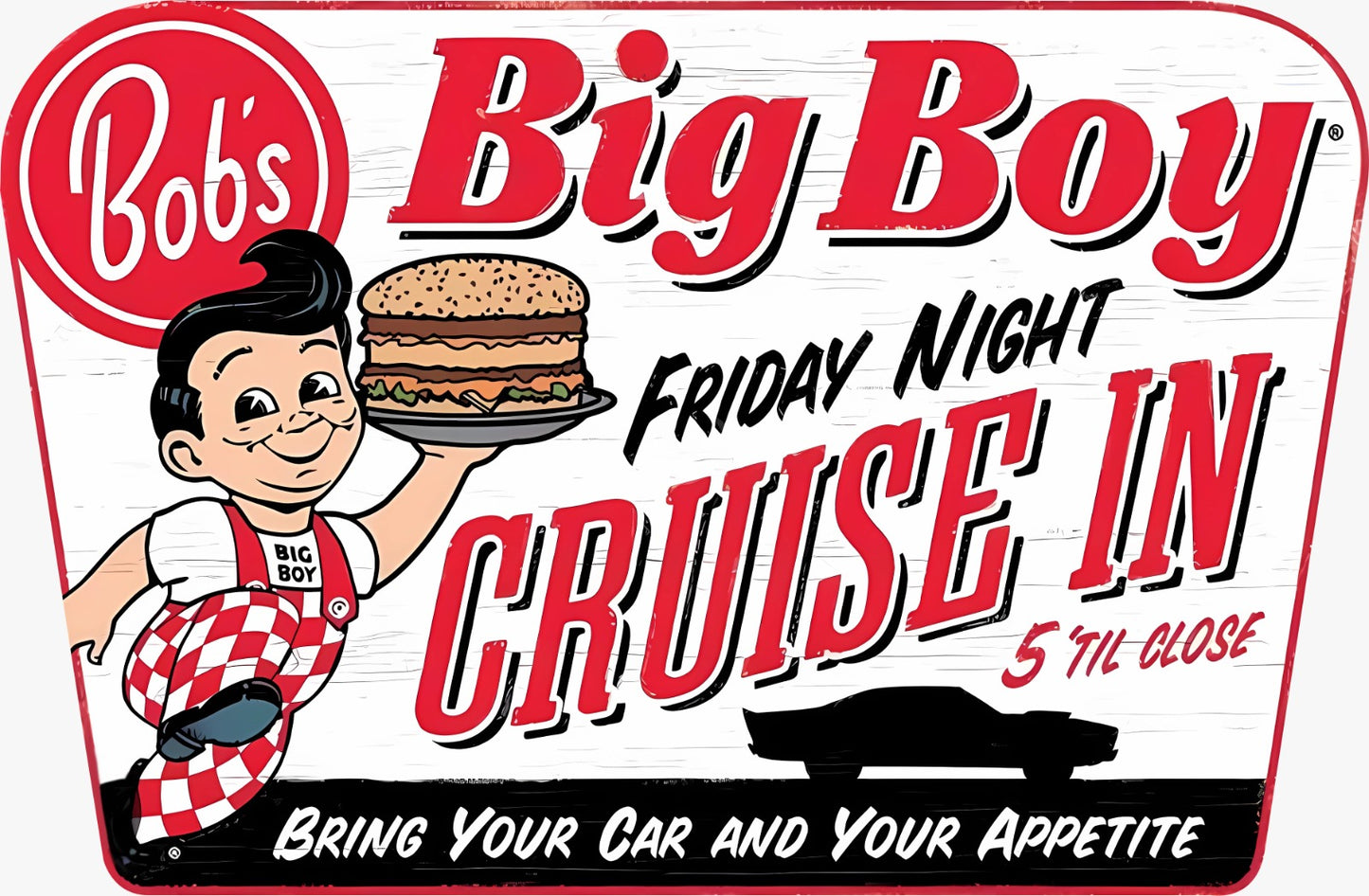 Bob's Big Boy "Cruise In" Neon Sign