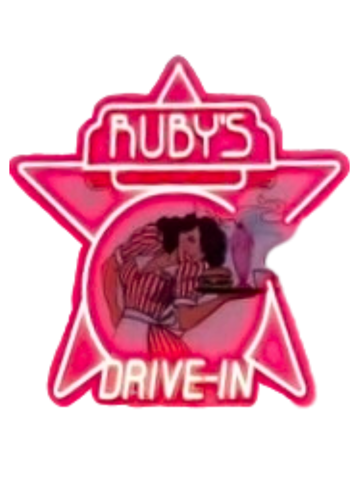 Ruby's Diner "Drive In" Neon Sign