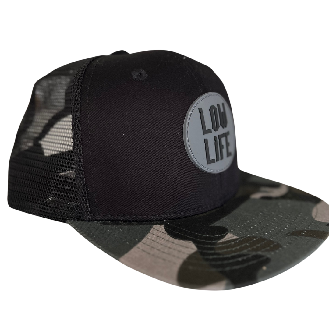 Camo Peak Lowlife Snap Back Hat